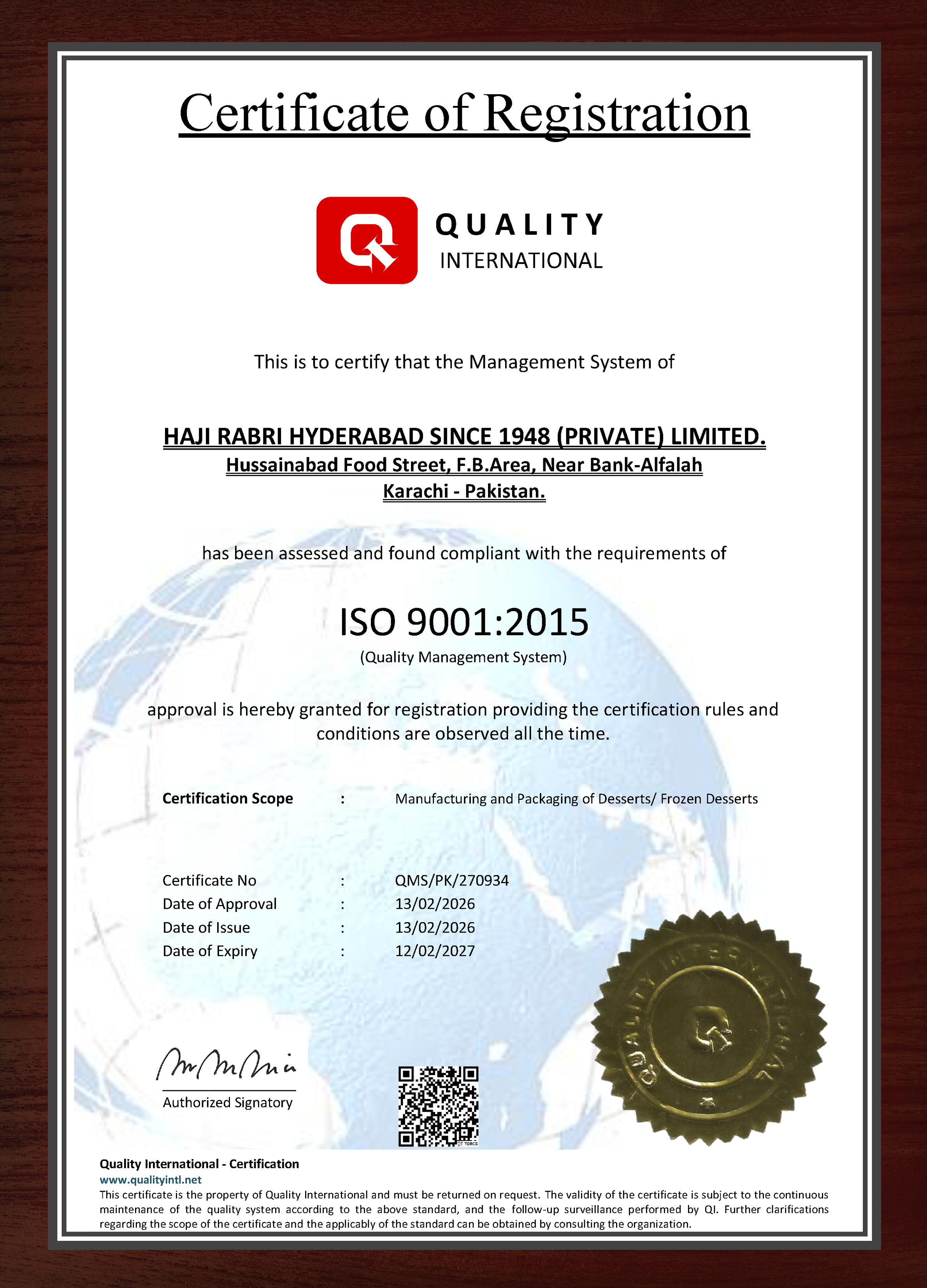 Halal Certified Products